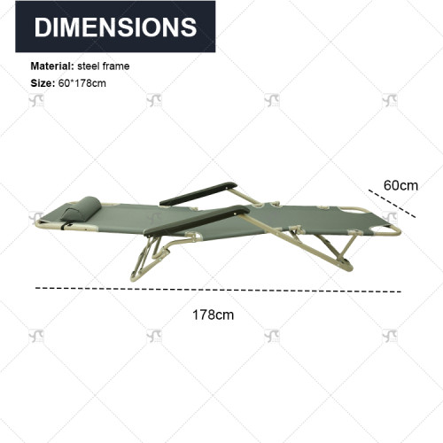 Hot Selling Camping Outdoor Folding Garden Zero Adjustable Chair Folding Reclining Beach Chair Folding Gravity Lounge Chair