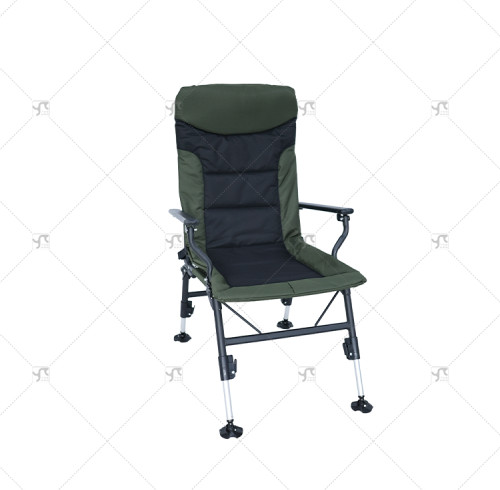 Outdoor Popular Green Beach Folding Portable Chair Fishing Tackle Carp Fishing Bed Camping with Canopy Beach Folding Chair