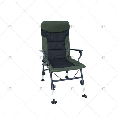 Outdoor Popular Green Beach Folding Portable Chair Fishing Tackle Carp Fishing Bed Camping with Canopy Beach Folding Chair