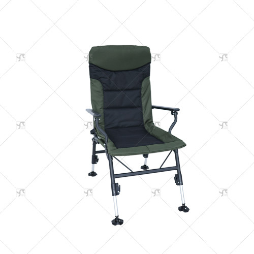 Outdoor Popular Green Beach Folding Portable Chair Fishing Tackle Carp Fishing Bed Camping with Canopy Beach Folding Chair