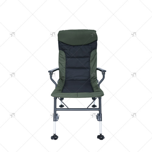 Outdoor Popular Green Beach Folding Portable Chair Fishing Tackle Carp Fishing Bed Camping with Canopy Beach Folding Chair