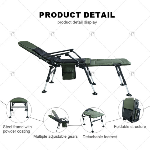 Multiple Style Adjustable Backrest Legs Collapsable Portable Outdoor Folding Recliner Camping Garden Beach Fishing Chairs