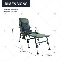 Multiple Style Adjustable Backrest Legs Collapsable Portable Outdoor Folding Recliner Camping Garden Beach Fishing Chairs