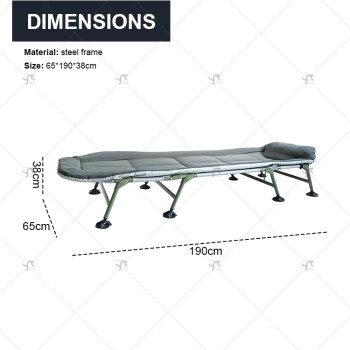 Luxury Lightweight Soft Folding Metal Bed Modern Design Style for Outdoor Beach Hotel School Foldable with Storage Features
