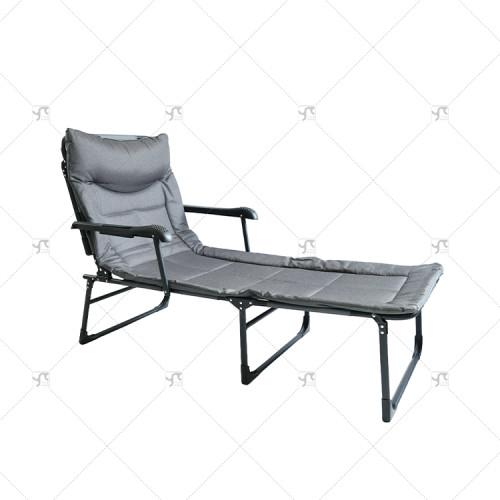 outdoor Modern Portable Folding Outdoor Camping Bed for Adults for Beach & Home Office Relaxation Conveniently Foldable Bed