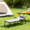 outdoor Modern Portable Folding Outdoor Camping Bed for Adults for Beach & Home Office Relaxation Conveniently Foldable Bed