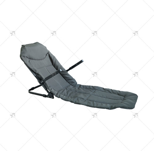 Multi Position Adjustable Portable Folding Outdoor Chaise Lounger Reclining Folding Bed