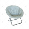 Outdoor Leisure Portable Folding Camping Moon Chair Foldable Metal Oxford Beach Lounge Chair for Outdoor Park Use Factory Direct