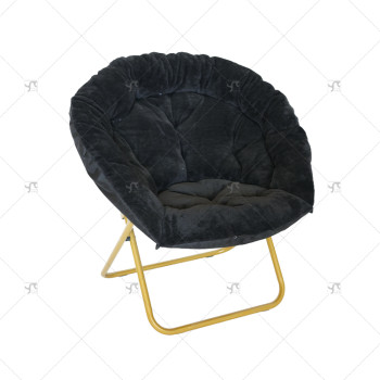 Outdoor Comfortable Portable Outdoor Furniture Modern Design Moon Chair for Picnic Home Office Featuring Metal Plastic Fabric