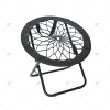 Outdoor Convenient Lightweight Frame Foldable Leisure Moon Chair Elastic Strap Bungee Chair for Outdoor Beach Camping Fishing