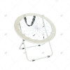 Outdoor Convenient Lightweight Frame Foldable Leisure Moon Chair Elastic Strap Bungee Chair for Outdoor Beach Camping Fishing