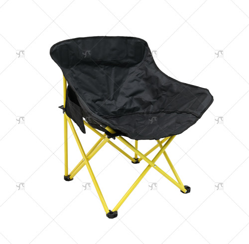 Portable steel frame Outdoor Moon Chair Small Folding Beach Picnic Fishing Stool Reclining Camping Chair with Portable Design