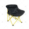 Portable steel frame Outdoor Moon Chair Small Folding Beach Picnic Fishing Stool Reclining Camping Chair with Portable Design