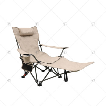 Portable steel frame Outdoor Moon Chair Small Folding Beach Picnic Fishing Stool Reclining Camping Chair with Portable Design