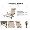 Portable steel frame Outdoor Moon Chair Small Folding Beach Picnic Fishing Stool Reclining Camping Chair with Portable Design