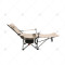 Portable steel frame Outdoor Moon Chair Small Folding Beach Picnic Fishing Stool Reclining Camping Chair with Portable Design