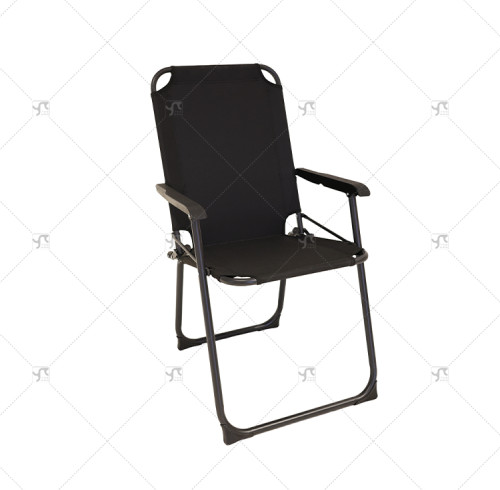 High Backrest Leisure Beach Chair Outdoor Steel Alloy Folding Recliner Thickened Oxford Cloth Easy-to-Carry Camping Furniture