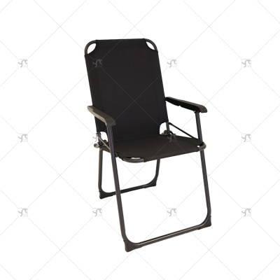 High Backrest Leisure Beach Chair Outdoor Steel Alloy Folding Recliner Thickened Oxford Cloth Easy-to-Carry Camping Furniture