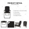 High Backrest Leisure Beach Chair Outdoor Steel Alloy Folding Recliner Thickened Oxford Cloth Easy-to-Carry Camping Furniture