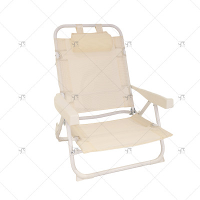 Outdoor High Quality Low-Seat Folding Beach Chair Lightweight Outdoor Folding Beach Chair, Modern Style Low Seat Beach Chair