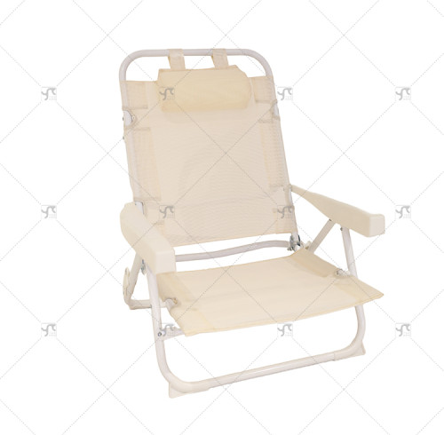 Outdoor High Quality Low-Seat Folding Beach Chair Lightweight Outdoor Folding Beach Chair, Modern Style Low Seat Beach Chair