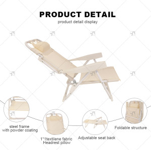Outdoor High Quality Low-Seat Folding Beach Chair Lightweight Outdoor Folding Beach Chair, Modern Style Low Seat Beach Chair