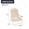 Outdoor High Quality Low-Seat Folding Beach Chair Lightweight Outdoor Folding Beach Chair, Modern Style Low Seat Beach Chair