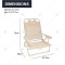 Outdoor High Quality Low-Seat Folding Beach Chair Lightweight Outdoor Folding Beach Chair, Modern Style Low Seat Beach Chair