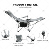 Portable steel frame Outdoor Moon Chair Small Folding Beach Picnic Fishing Stool Reclining Camping Chair with Portable Design