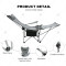 Portable steel frame Outdoor Moon Chair Small Folding Beach Picnic Fishing Stool Reclining Camping Chair with Portable Design