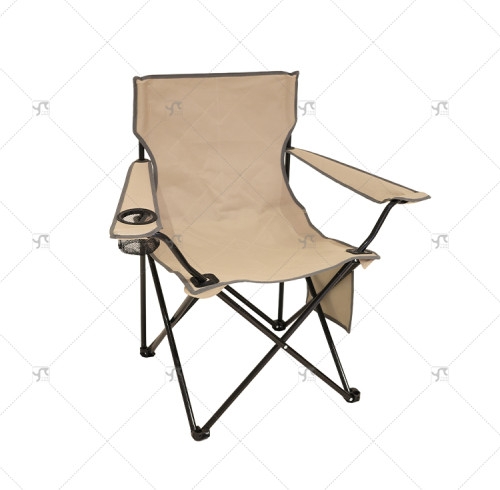 Modern Style Outdoor Camping Picnic Hiking Chair Portable Folding Fishing Chair with Two Cup Holders Beach camping fishing chair
