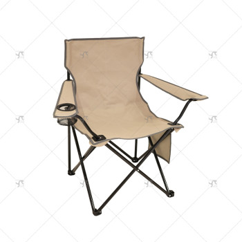 Modern Style Outdoor Camping Picnic Hiking Chair Portable Folding Fishing Chair with Two Cup Holders Beach camping fishing chair