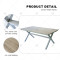Factory Direct Sales of Garden Chairs Outdoor Patio Leisure Dining Table and Chairs Garden Camping Dining Table