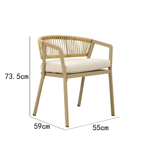 Steel Rattan Bistro Set of 3