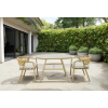 Steel Rattan Bistro Set of 3