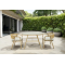 Steel Rattan Bistro Set of 3