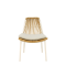 Hot Sale Aluminum Tube Chairs Rattan Dining Room Patio Outdoor Furniture Garden Dining Chairs