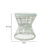 Steel Rattan Bistro Set of 3