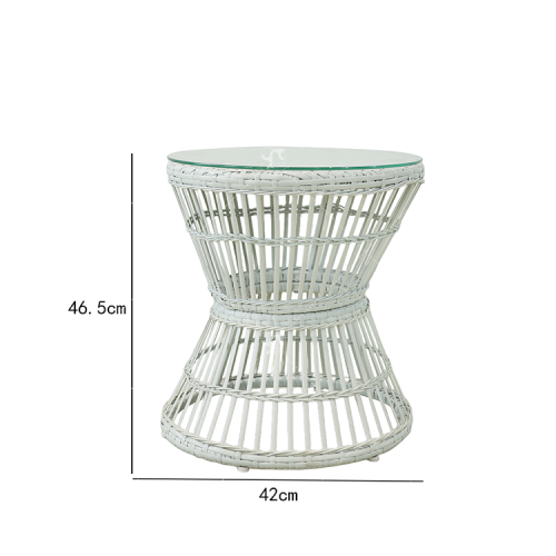 Steel Rattan Bistro Set of 3