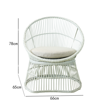 Steel Rattan Bistro Set of 3