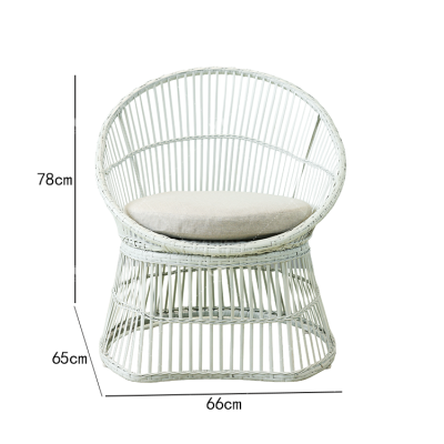 Steel Rattan Bistro Set of 3