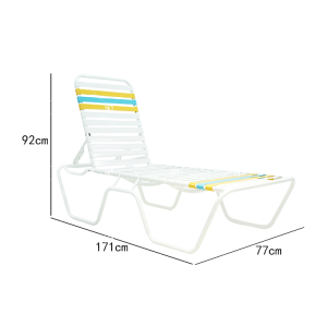 ALuminum PVC Strap Lounge