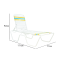 ALuminum PVC Strap Lounge