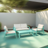 Alu. Sofa Set of 4