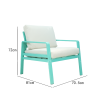 Alu. Sofa Set of 4