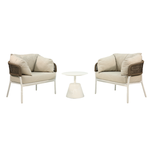 Alu. Rope Sofa Set of 3