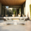 Alu. Rope Sofa Set of 3