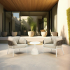 Alu. Rope Sofa Set of 3