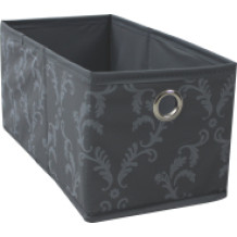 PEVA folding storage box with one metal ring