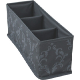 PEVA folding storage box with 3 compartments/ storage box/ PEVA storage box